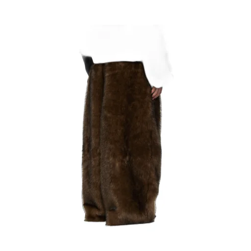 Yeti Wide-Cut Bontan Faux Fur Pants