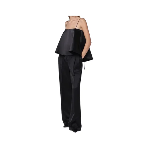 Rhe One Shoulder Sleeveless Cape Top