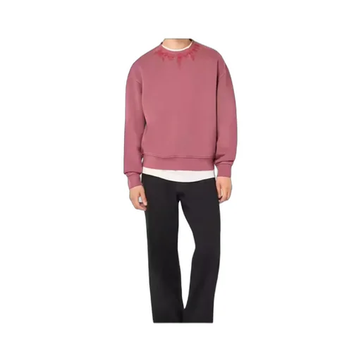 Palm Angels Logo Printed Crewneck Sweatshirt