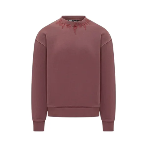 Palm Angels Logo Printed Crewneck Sweatshirt