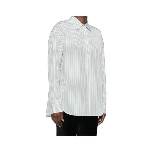 Striped Cotton Blend Shirt