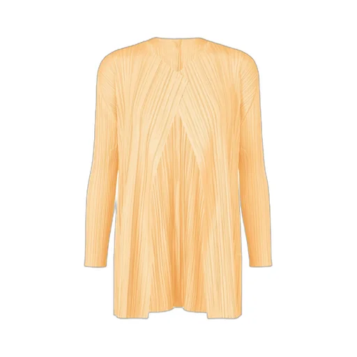 Pleats Please Issey Miyake Mellow Pleats Coat