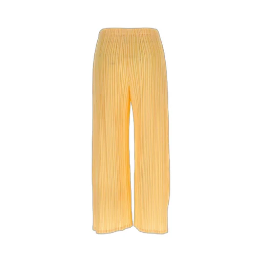 Pleats Please Issey Miyake Elasticated Waistband Pleated Trousers