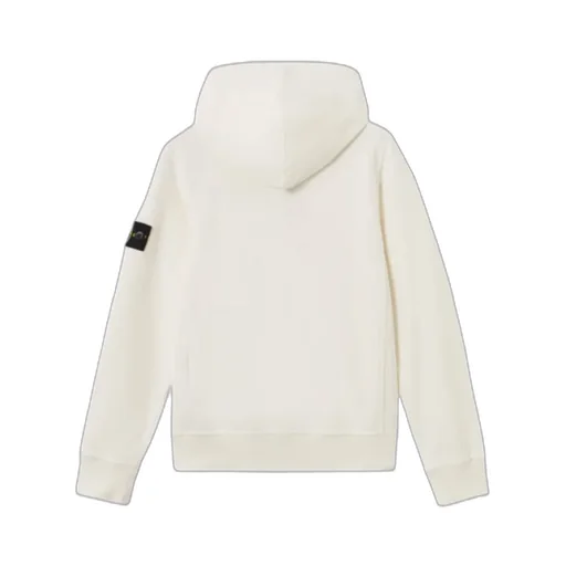 Stone Island Junior Compass Patch Zip Up Hoodie