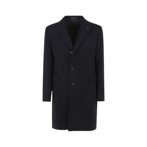 Tagliatore Single-Breasted Brooch-Detail Coat