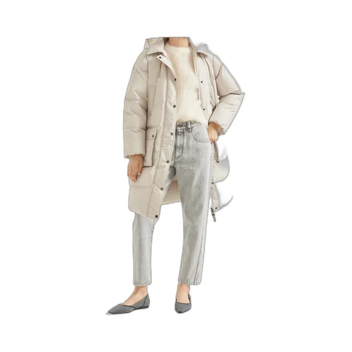 Brunello Cucinelli Zipped Hooded Quilted Coat