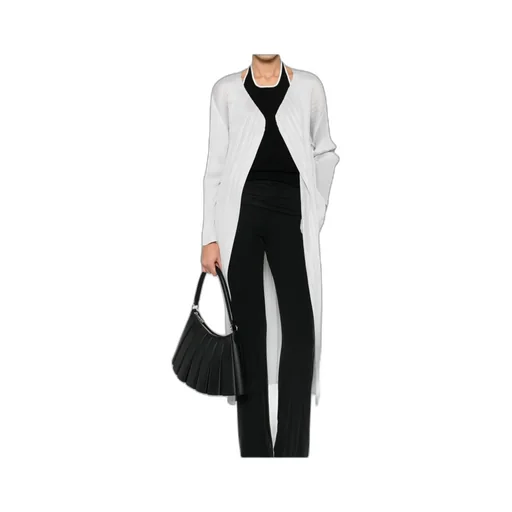 Plissé-Effect Cardigan