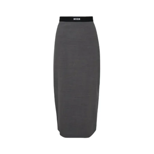 Msgm Elastic Band Pencil Skirt