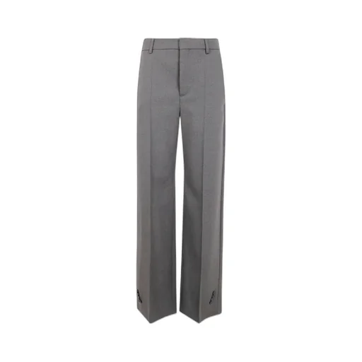 Hem Buttoning Tailoring Trousers