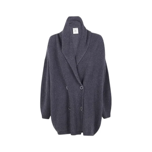 Double-Breasted Shawl-Collar Cardigan