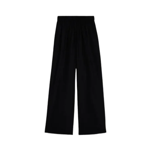 Velvet-Effect Trousers