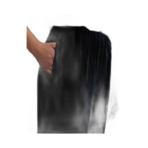 Velvet-Effect Trousers