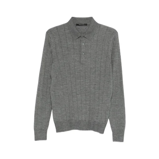 Ribbed Polo Shirt
