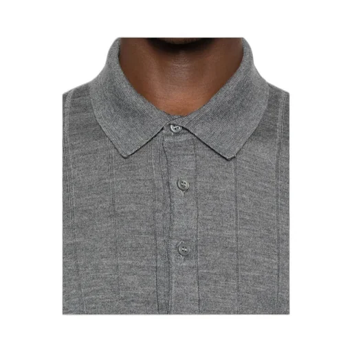 Ribbed Polo Shirt