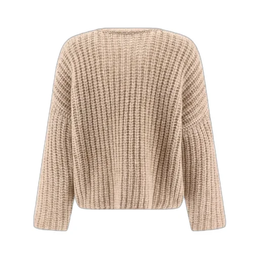 Ribbed V-Neck Sweater