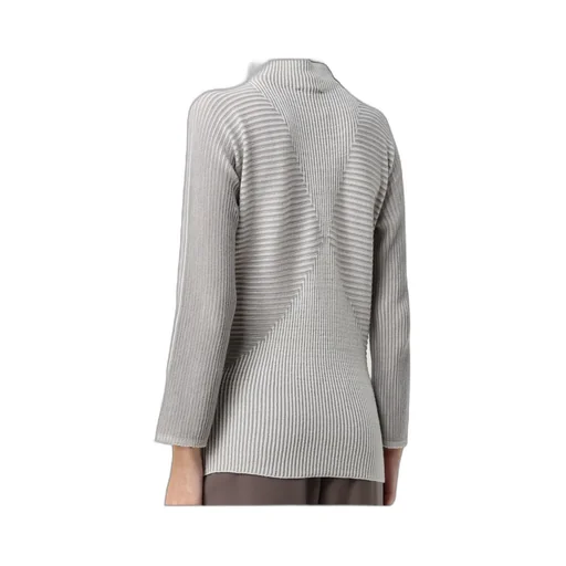 Striped Roll-Neck Sweater