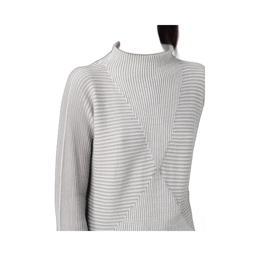 Striped Roll-Neck Sweater