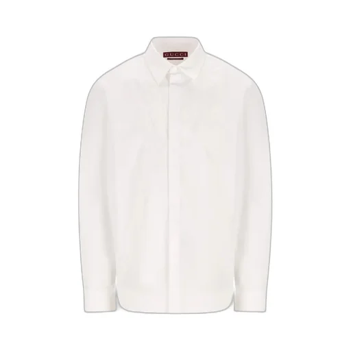 Gucci Collared Long-Sleeve Shirt