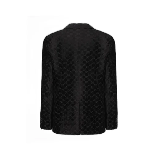 Gucci Gg Patterned Single Breasted Jacket