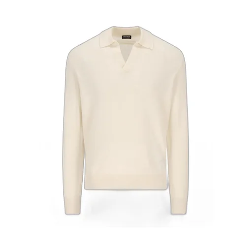 Zegna Long Sleeve Polo Jumper