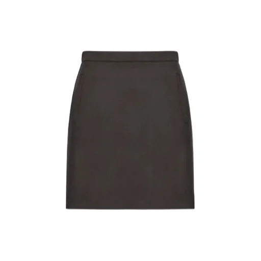 Mini Skirt Light Pressed Wool