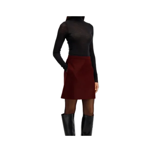 Mini Skirt Light Pressed Wool