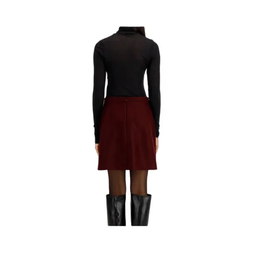 Mini Skirt Light Pressed Wool