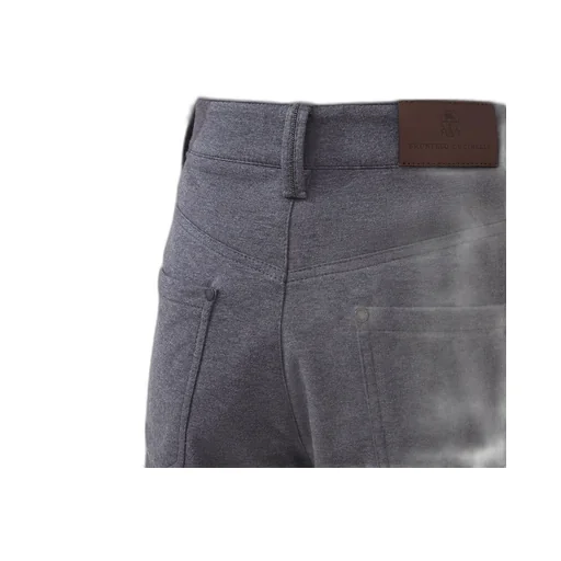 Brunello Cucinelli High Waisted Straight Leg Trousers