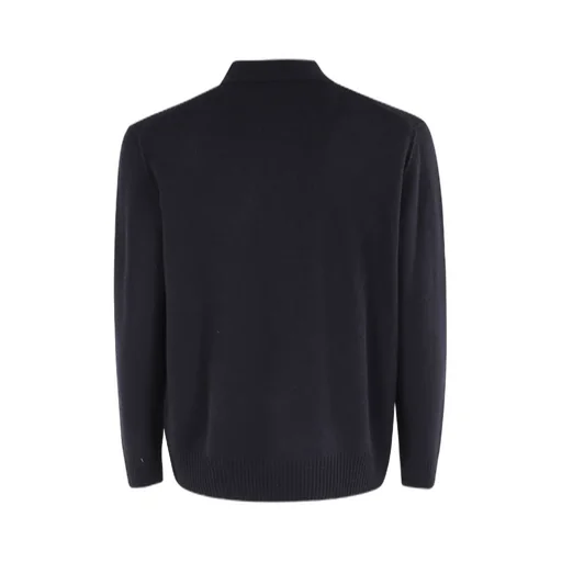Long-Sleeved Polo Sweater