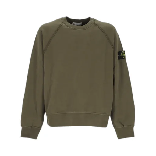 Stone Island Logo Patch Crewneck Sweatshirt