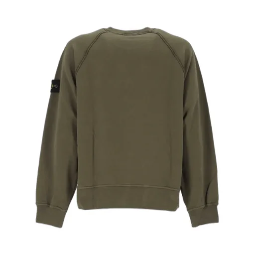 Stone Island Logo Patch Crewneck Sweatshirt