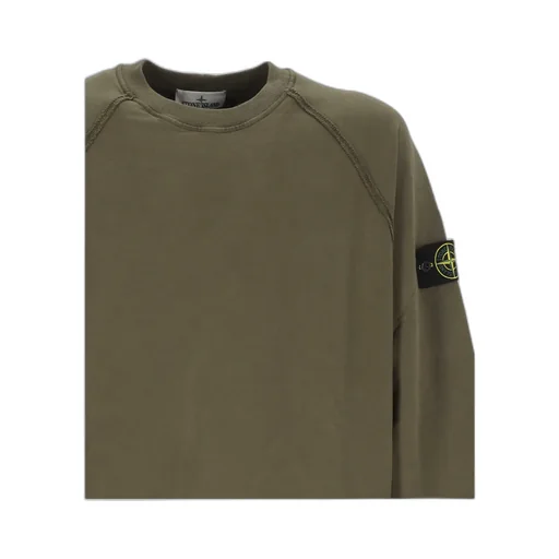 Stone Island Logo Patch Crewneck Sweatshirt