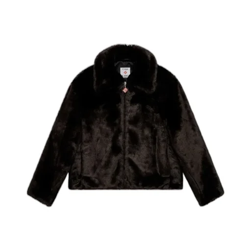 Faux Fur Zipper Casual Jacket