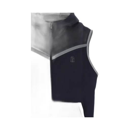 Brunello Cucinelli Logo Embroidered Gilet