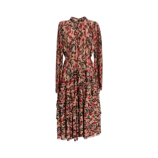 Ruffled Floral Maxi Dress