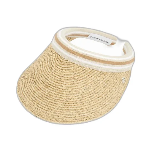 Helen Kaminski Bianca Striped Sun Visor Hat