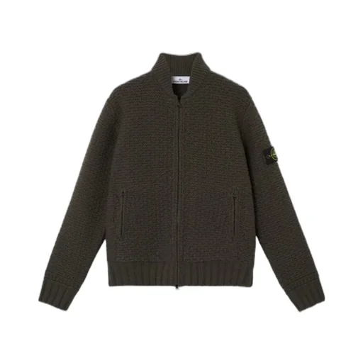 Stone Island Zip-Up Bomber Jacket