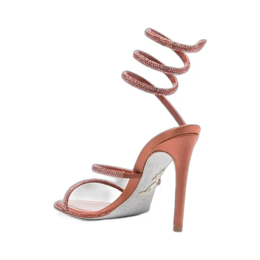 René Caovilla Embellished Heeled Sandals