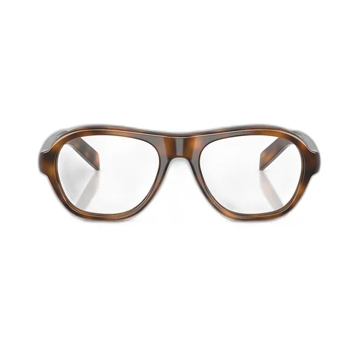 Prada Eyewear Oval Frame Glasses