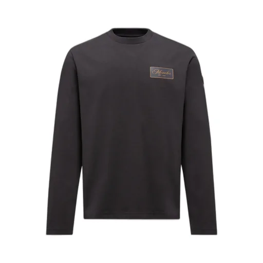 Cartoon Logos Long Sleeve Cotton T-Shirt