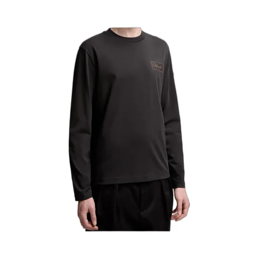 Cartoon Logos Long Sleeve Cotton T-Shirt