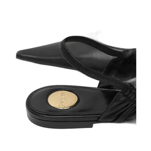 Saint Laurent Biarritz Pointed Toe Slingback Ballet Flats