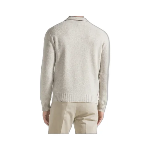 Twisted Blended Wool Polo Shirt