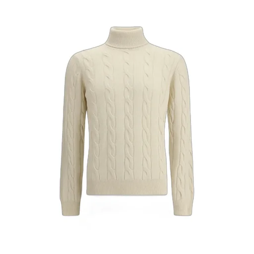 Aragona Cashmere Braided Turtleneck Knitwear