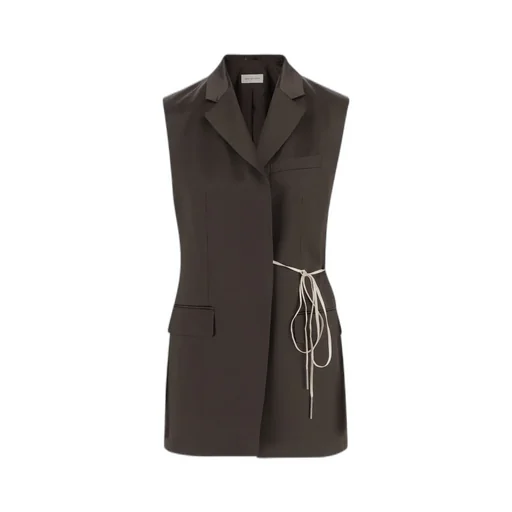 Lace-Up Vest