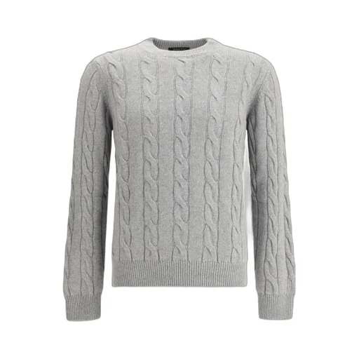 Aragona Cashmere Braided Crewneck Knitwear
