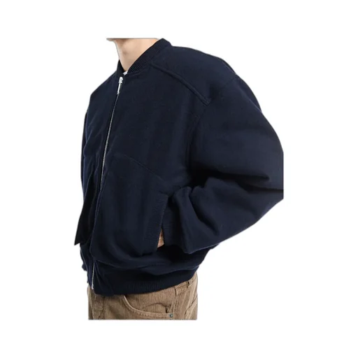 Long-Sleeved Bomber Jacket
