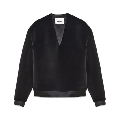 Jil Sander Long Sleeve V-Neck Jumper