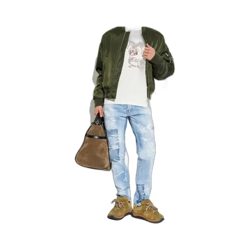 Dsquared2 Graphic Printed Crewneck T-Shirt