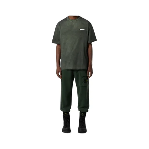 Stone Island Logo Printed Crewneck T-Shirt